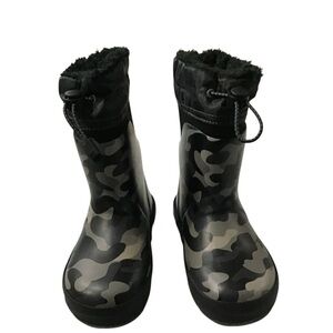 Western Chief Camo Neoprene Snow and Rain Boots Boys 9/10